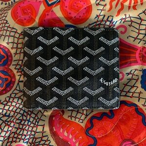 Goyard Black Card Holder Wallet